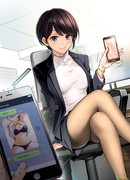 Кохай, которая по какой-то причине каждое утро сообщает мне цвет её трусиков